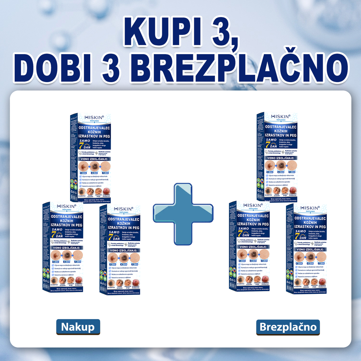🎁 Na voljo je samo še 5 paketov! Zdaj prejmete dodatnih 50 % popusta! Poskrbite za bolj gladek, negovan in samozavesten videz kože. Če te priložnosti ne izkoristite zdaj, bo naslednja šele prihodnje leto!