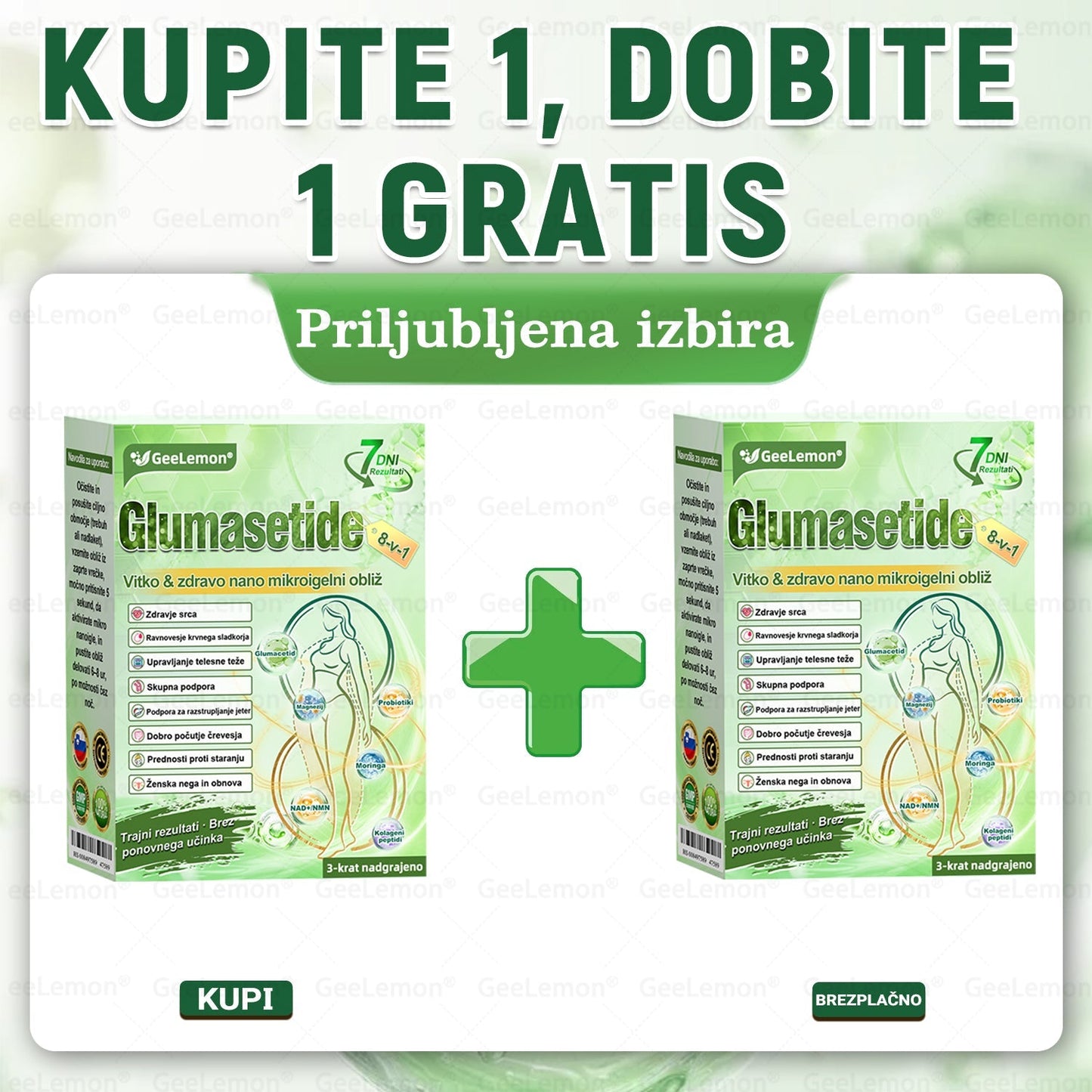 🎁 Na voljo je samo še 5 paketov! Zdaj prejmete dodatnih 50% popusta! Ostanite fit in zdravi. Če te priložnosti ne izkoristite zdaj, bo naslednja šele prihodnje leto!